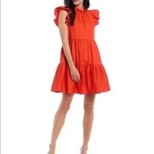 ANTONIO MELANIA. Size 4. NWOT. Orange dress‎